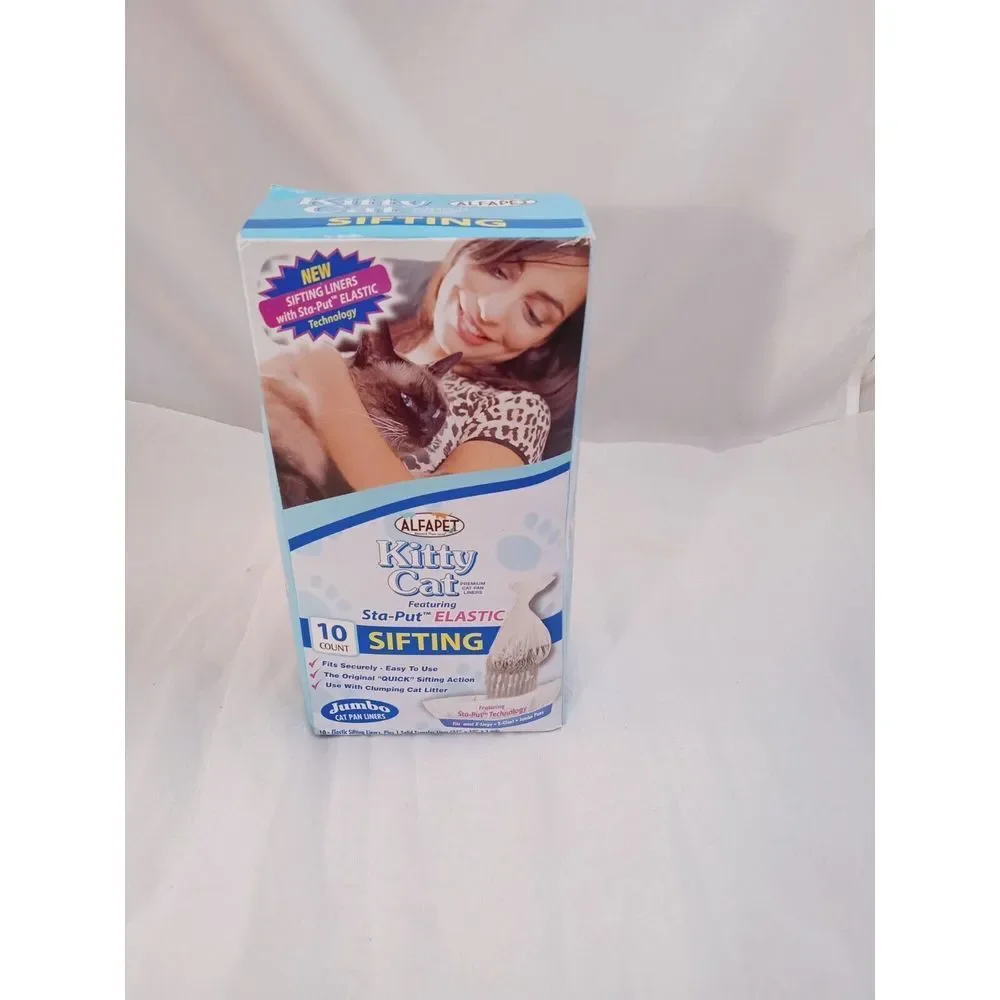 Alphapet Kitty Cat Sta Put Elastic Sifting Bags 10 Ct